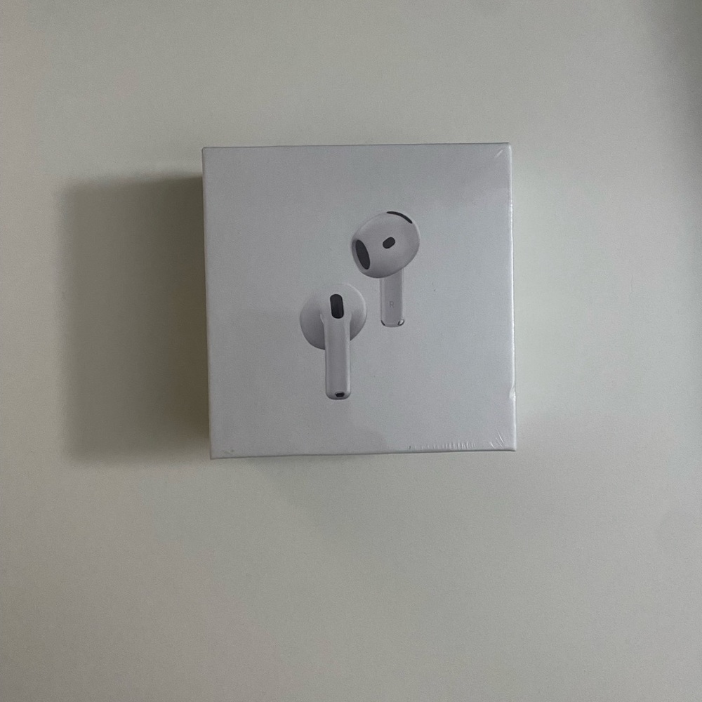 Apple AirPods Packaging in White